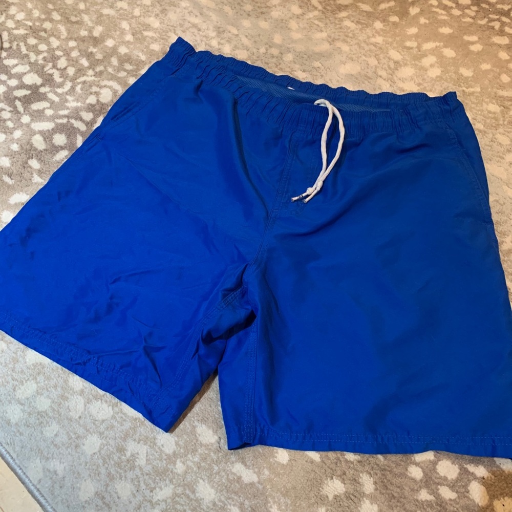 NIKE men’s drawstring blue lounge/sport shorts LG